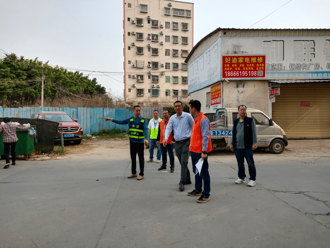 同心同德创文明,群策群力促提升——横栏镇领导深入基层开展文明创建