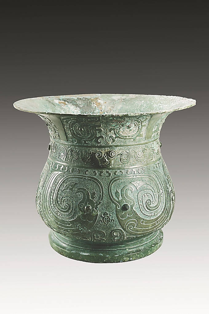 青铜凤纹尊,中原和江南的"混血儿"_纹饰_动物_吴国