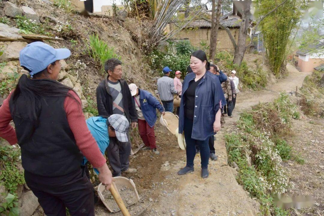 在宝华镇小铁窑村委会玉碗水村,施文妍详细了解了项目概况.