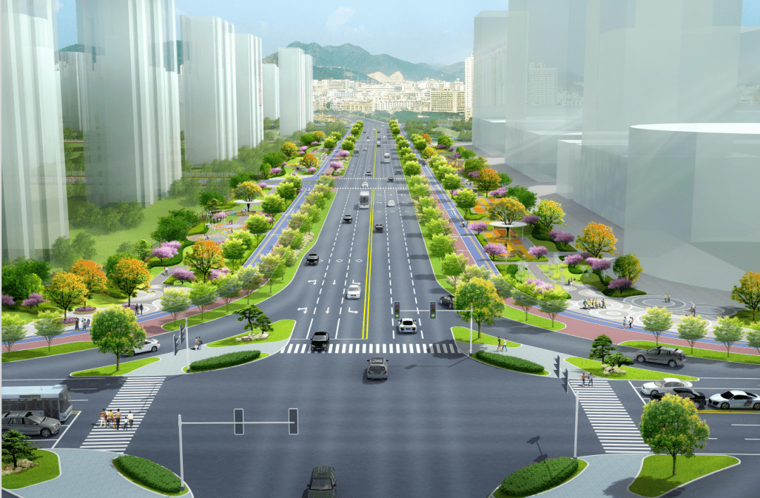裕民路道路建设西起体育馆,东至银川路.