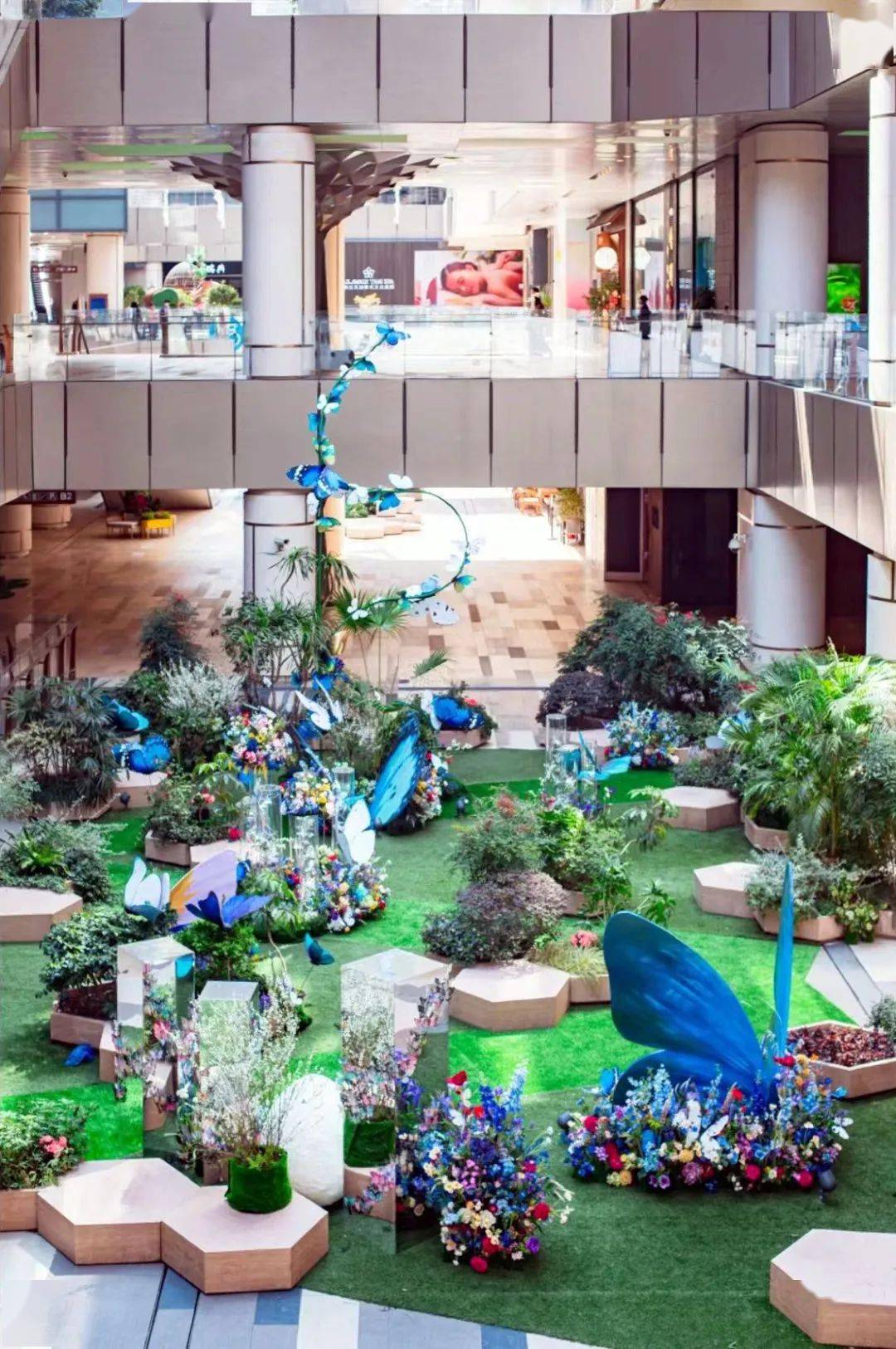 上海保利时光里春季蝴蝶装置艺术展_空间_山谷_展览