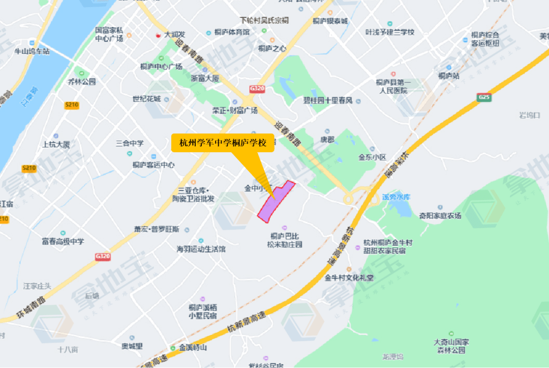 学军中学西溪校区地图图片