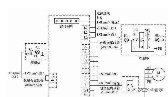 cad灯具连线图如何划线图片