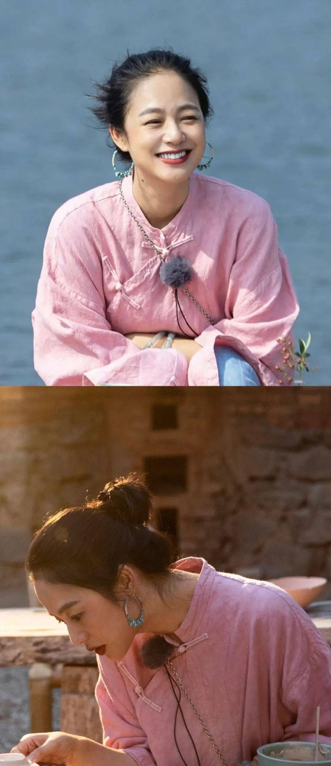 45岁周韵近照曝光:淡妆素衣,头簪鲜花,东方美学有多绝?