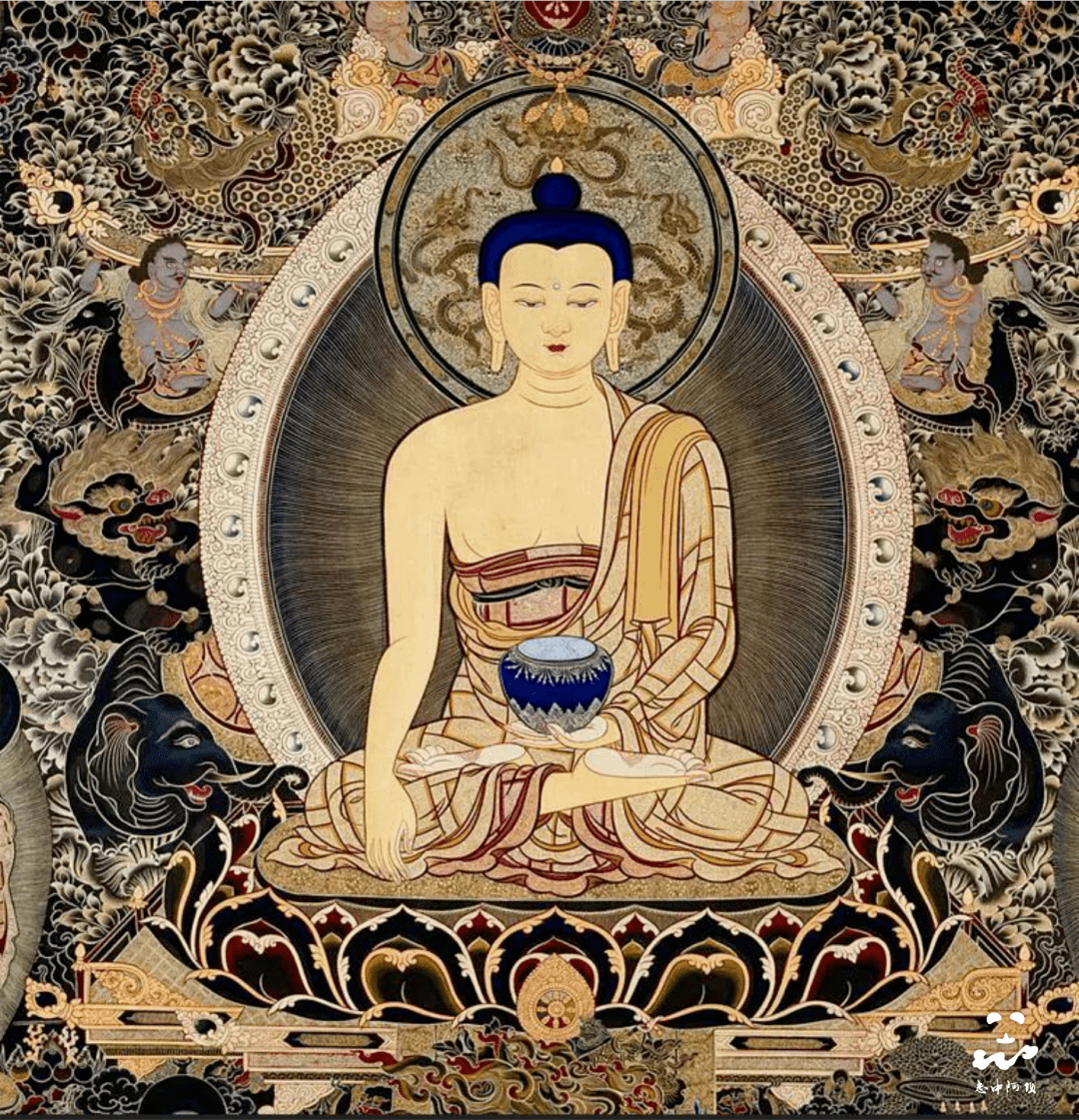 觉囊派唐卡在传承14至16世纪绘画传统,17世纪觉囊派28代法主多罗那他