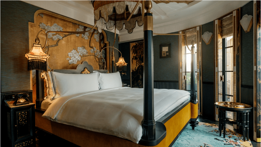 越南河内嘉佩乐酒店,这座新艺术风格的杰作坐落在还剑湖沿岸一条宁静