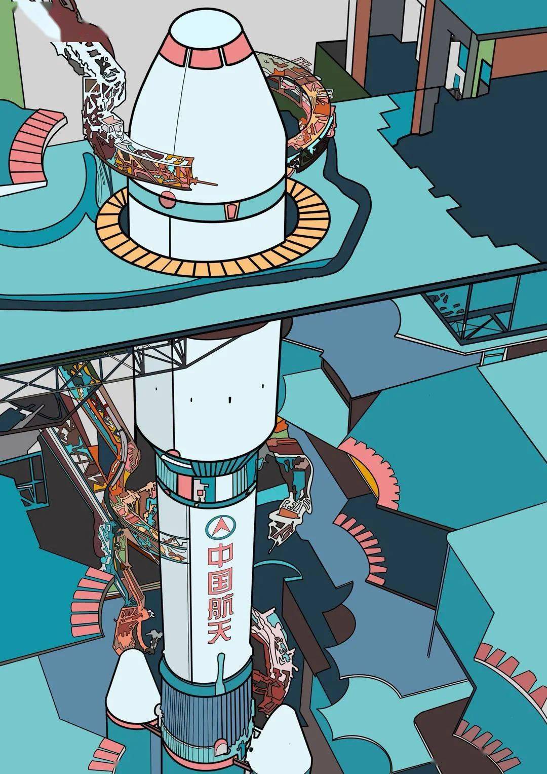 与祖国同行 | 北印学子在第九届北京市大学生动漫设计竞赛中获奖_插画