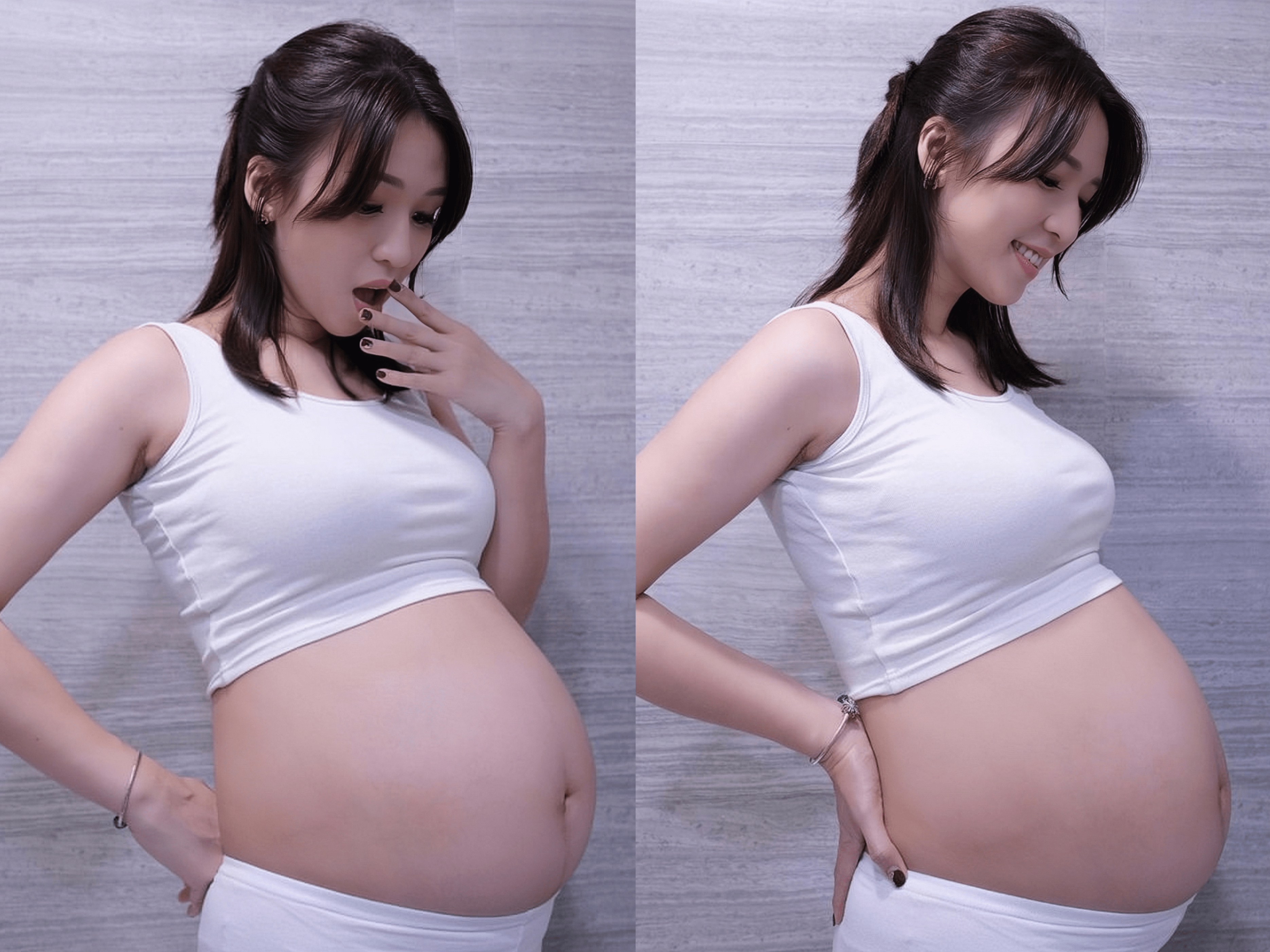 孙慧雪怀二胎,巨大孕肚引热议,网友：可能怀了双胞胎