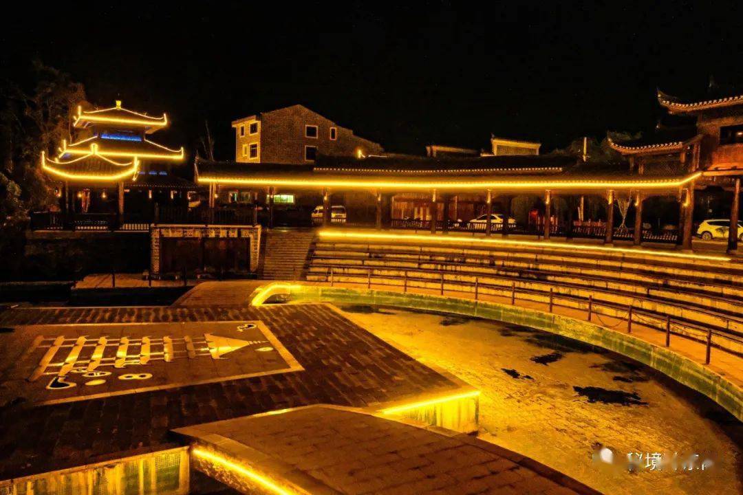 【特稿】贵州天柱:三门塘夜景璀璨夺目_侗寨_灯光_魅力