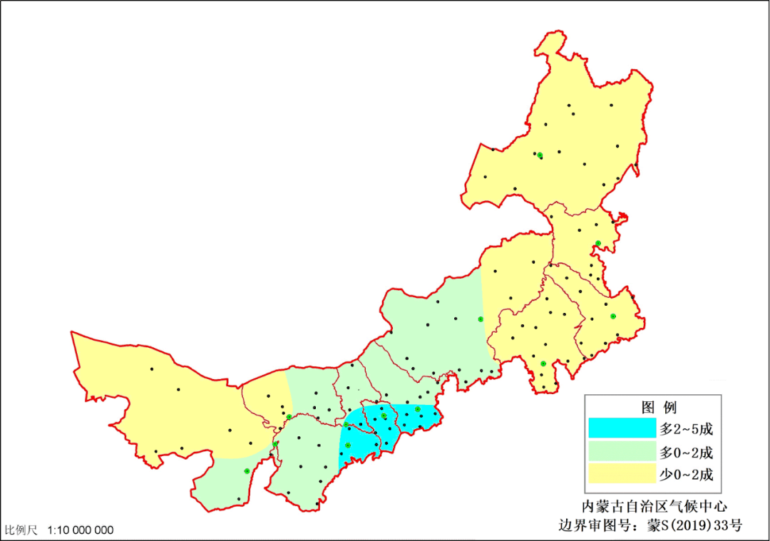 内蒙古自治区气候中心最新发布_降水量_地区_防火