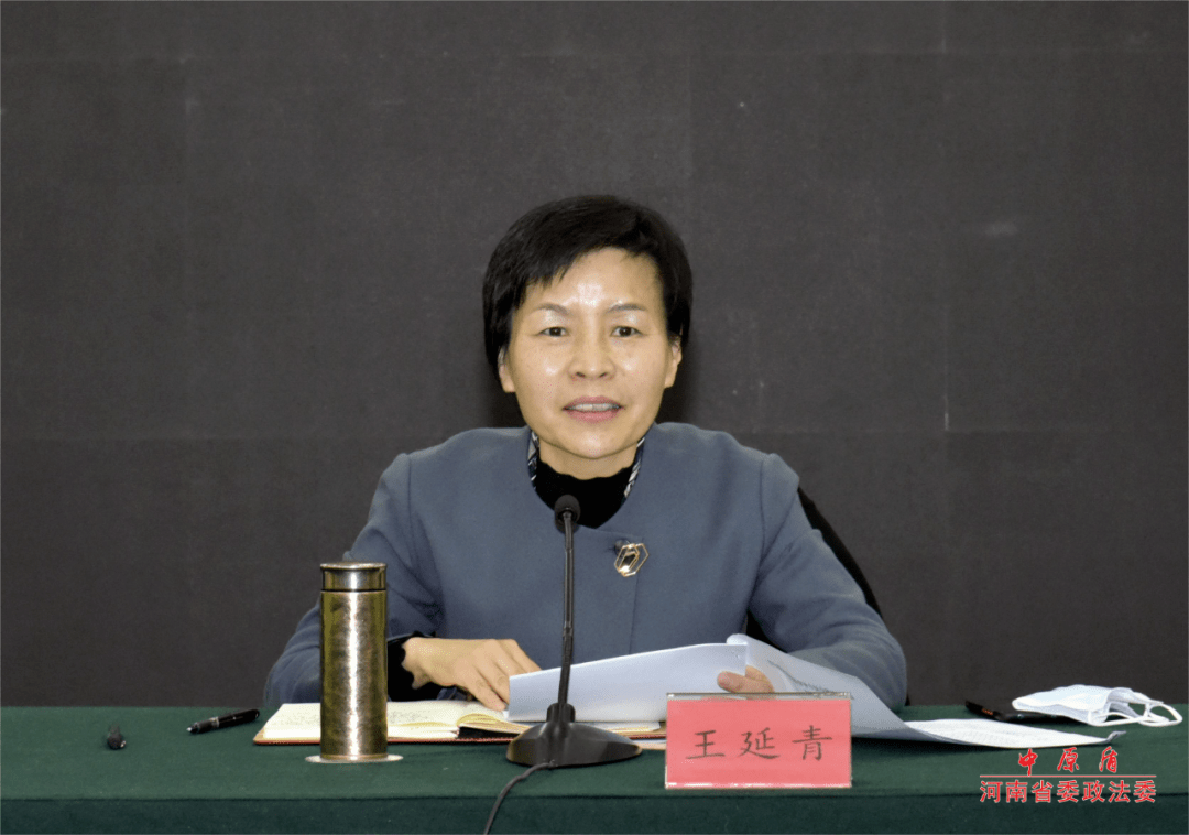 省委政法委副书记王延青出席会议并讲话.