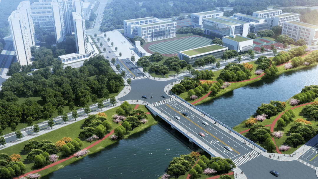 连接实验高级中学和团结岛,新津这条便民道路12月底完工!