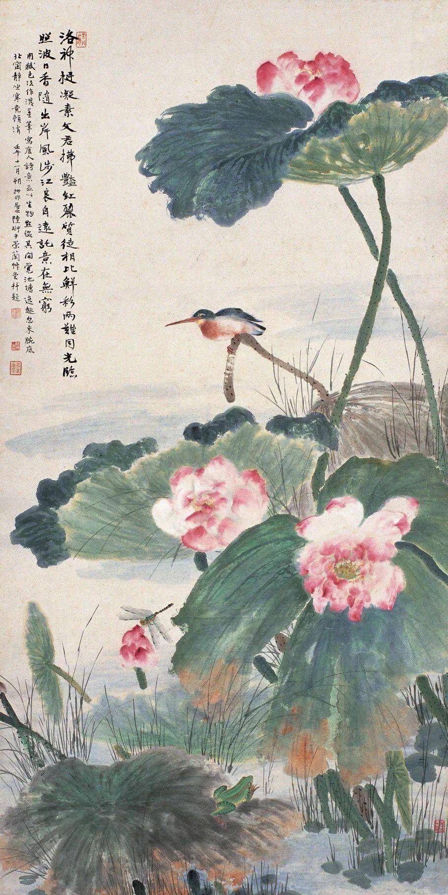 陸抑非 花鳥 陆抑非花鸟画价格纪录，最贵作品都有哪些？-名人字画网