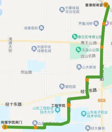 章丘公交开通4条大学城专线快车!_齐鲁_运营_香港