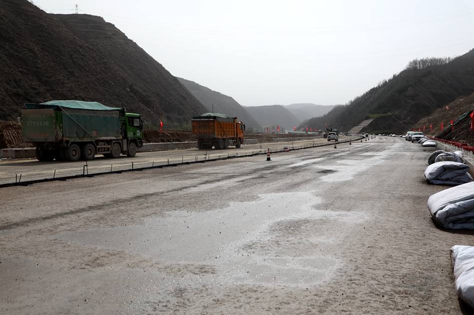 马越垠调研天庄高速清水段项目建设工作_发展_保障_进度