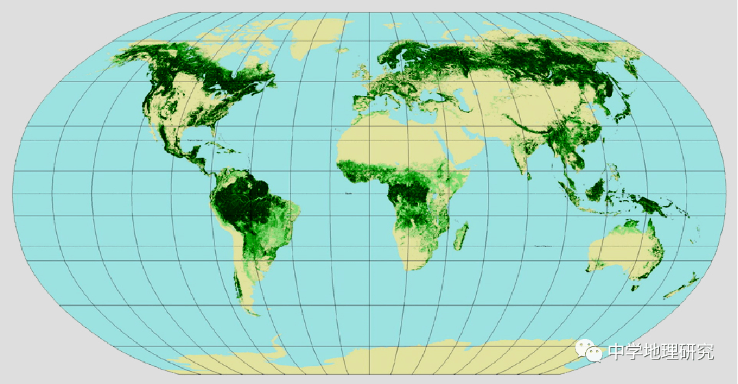 世界常绿阔叶林分布图图片