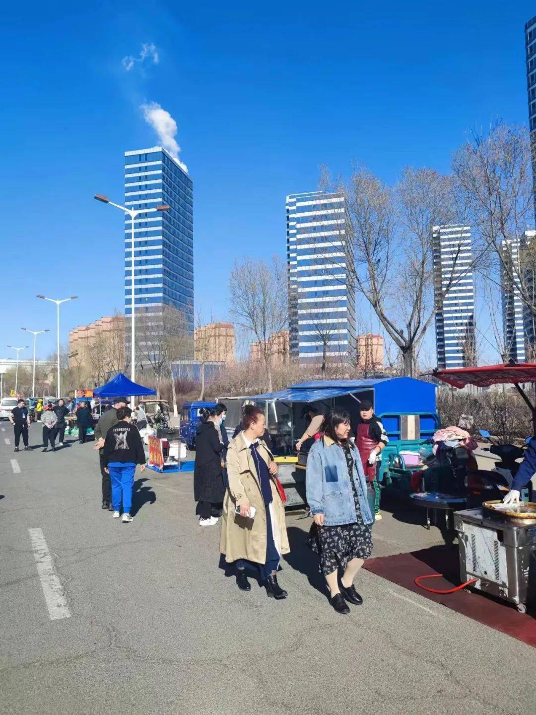 乌兰浩特市五一早市,新开街早市,罕山早市,南滨河早市,团结街晚市