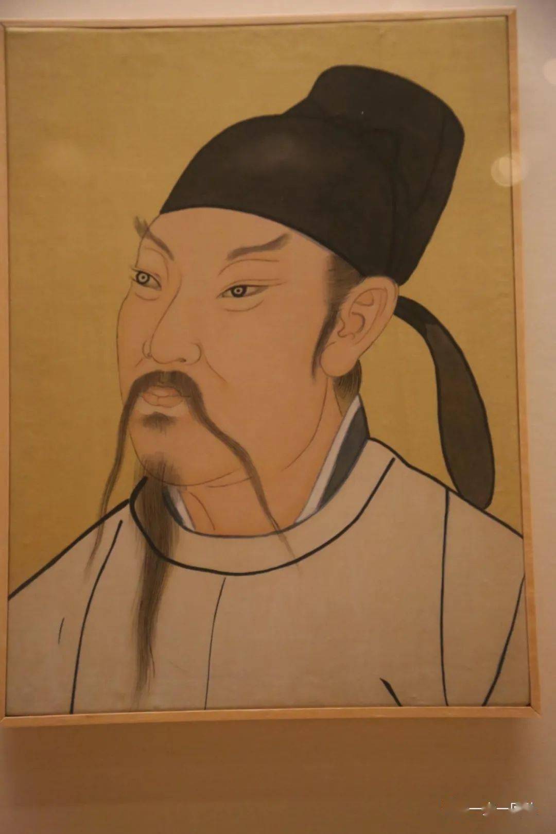 据故宫南薰殿藏品摹绘李白像据故宫南薰殿藏品摹绘杜甫像据故宫南薰殿
