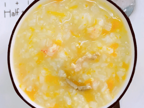 盐水菜心南瓜小米瘦肉粥,农家水煮蛋早餐8:00~8:301星期三食谱鸡骨草