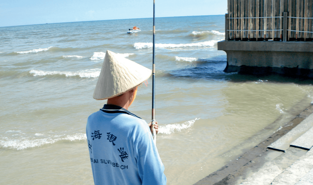 富饶北海钓鲳鲈