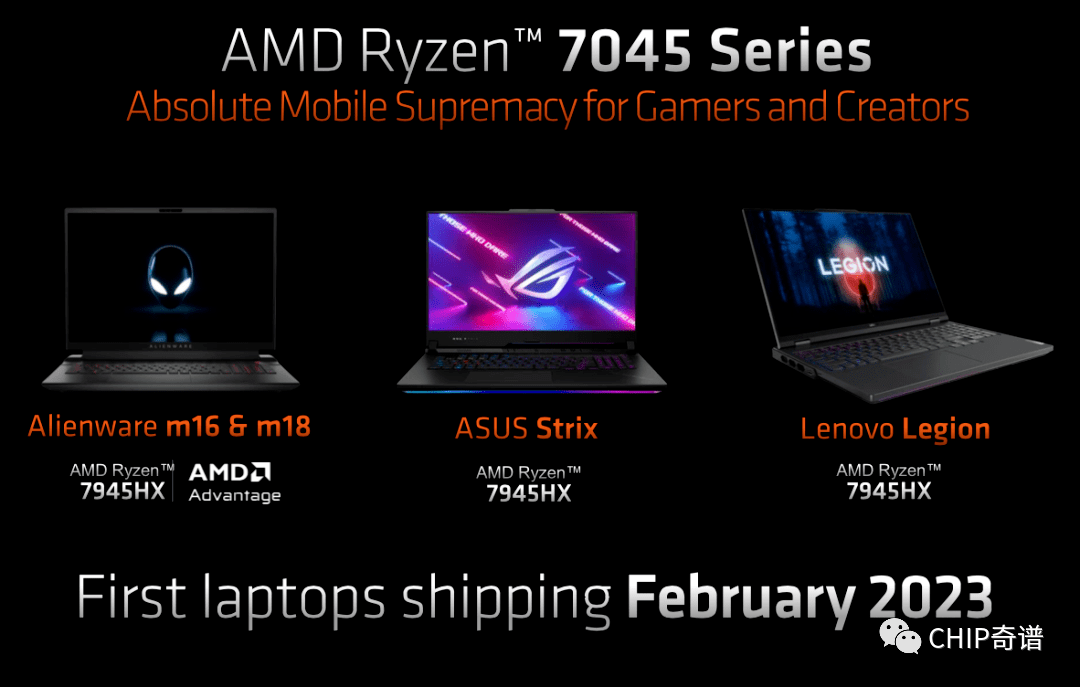 三月前发布的AMD R7045HX系移动U，落地笔记本仍只有2款？_系列_市场_品牌