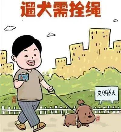 遛 犬 不 牵 犬绳 违 法 吗
