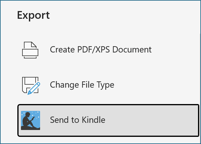 微软正式上线“Send to Kindle from Word”功能 可分享文档至Kindle阅读