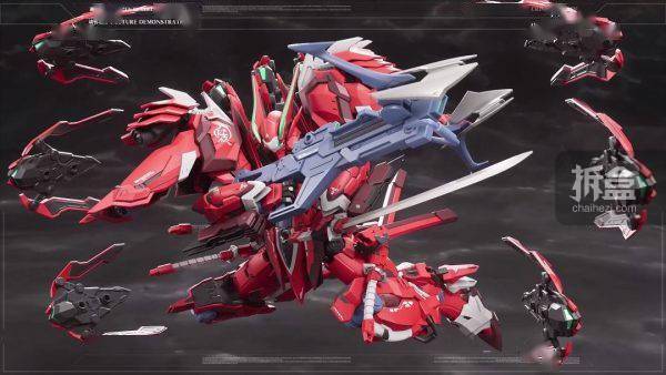 藏道模型 红夜达萨可 cd-fa-04 可动合金国创 机甲模型_光束_主体