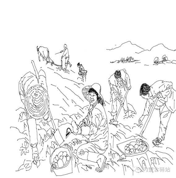 土默特民俗_辘轳_榆钱_弹弓