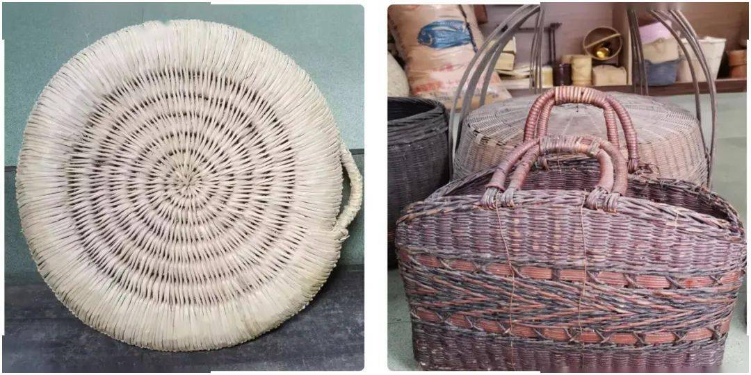 来自柳州市里雍镇长沙村的黄素娥坐在小板凳上,又开始了编织竹编,薄薄