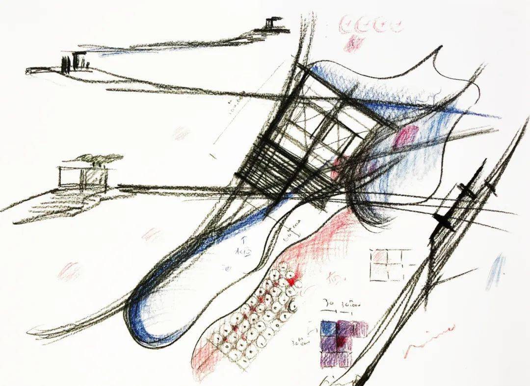 看了这些建筑大师手稿,你有灵感了吗?_草图_布西_空间