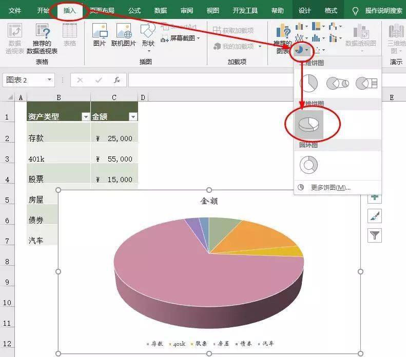 excel饼图标签图片