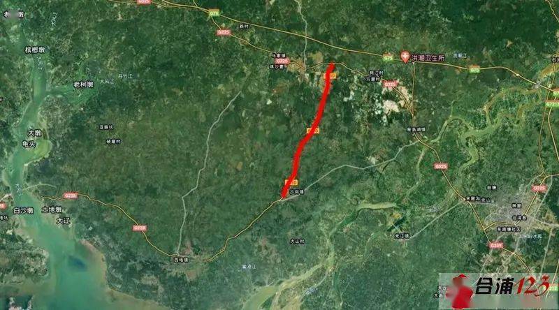 s210合浦乌家镇至西场镇公路(乌家至沙岗段)终于要动工了_建设_路线