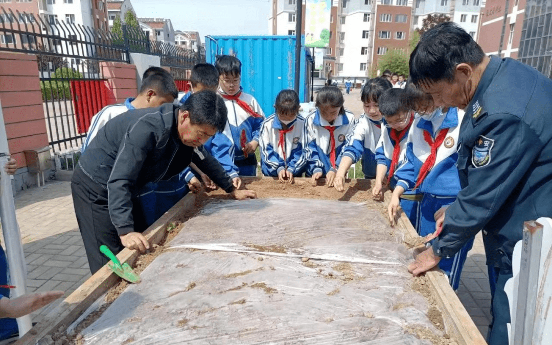 静海区团泊镇团泊小学开展劳动实践主题教育活动_种植_指导