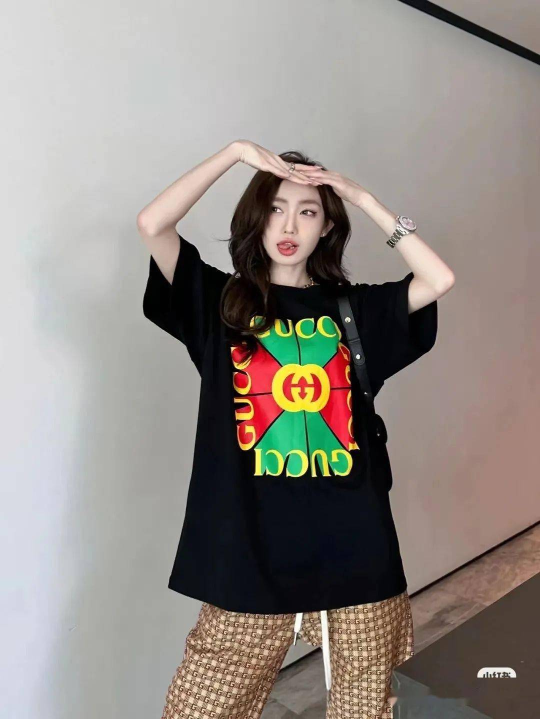 gucci (款19) 彩色logo方块tgucci新年款粉粉嫩gucci嫩小清新的感觉谁
