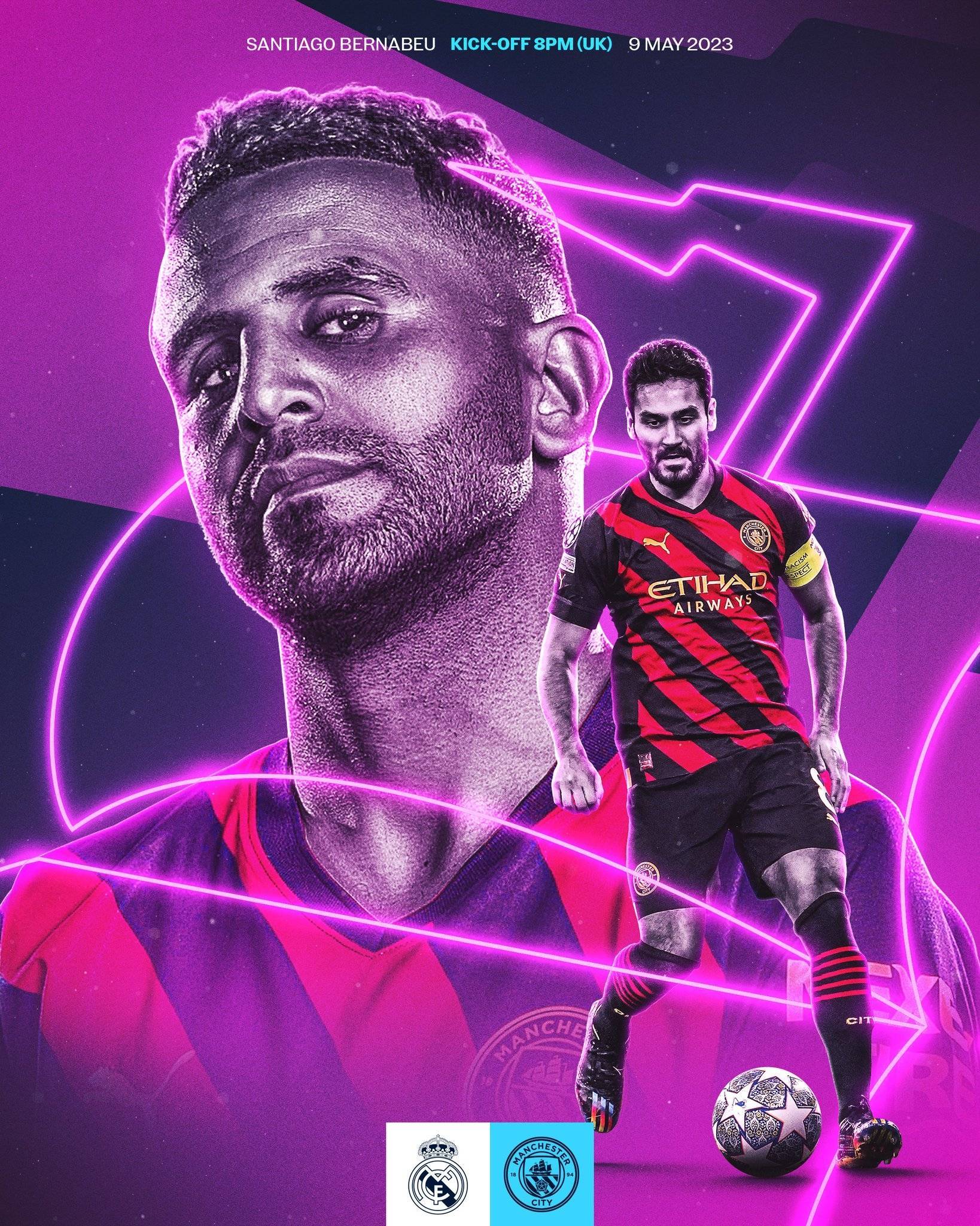 北京时间明天凌晨3点,曼城将在欧冠半决赛首回合比赛中客场对阵皇马