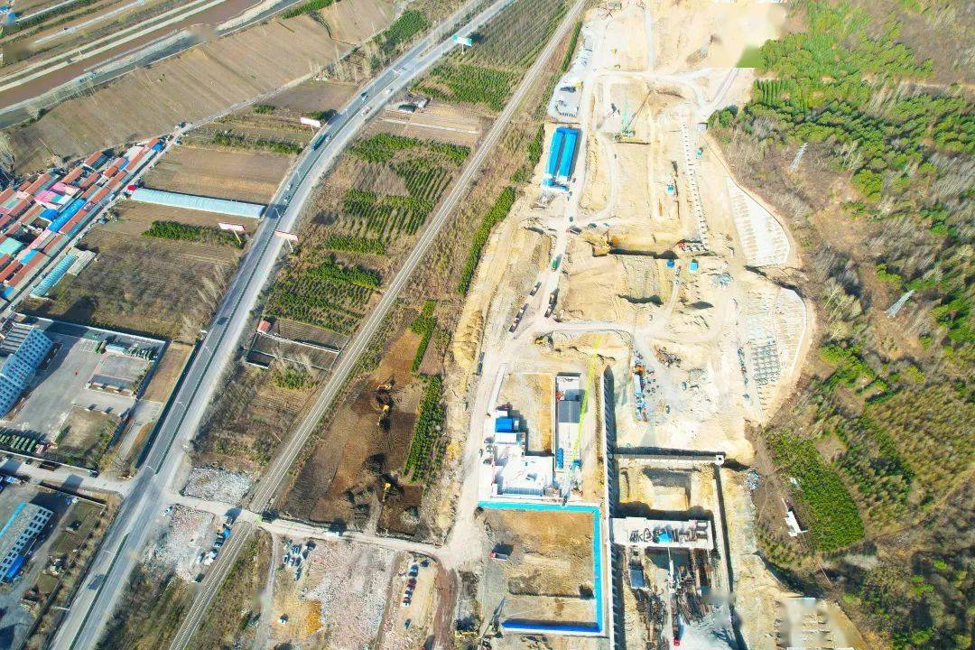 沈白高铁白山东站工程建设进入实体工程阶段_东北_施工_白山市