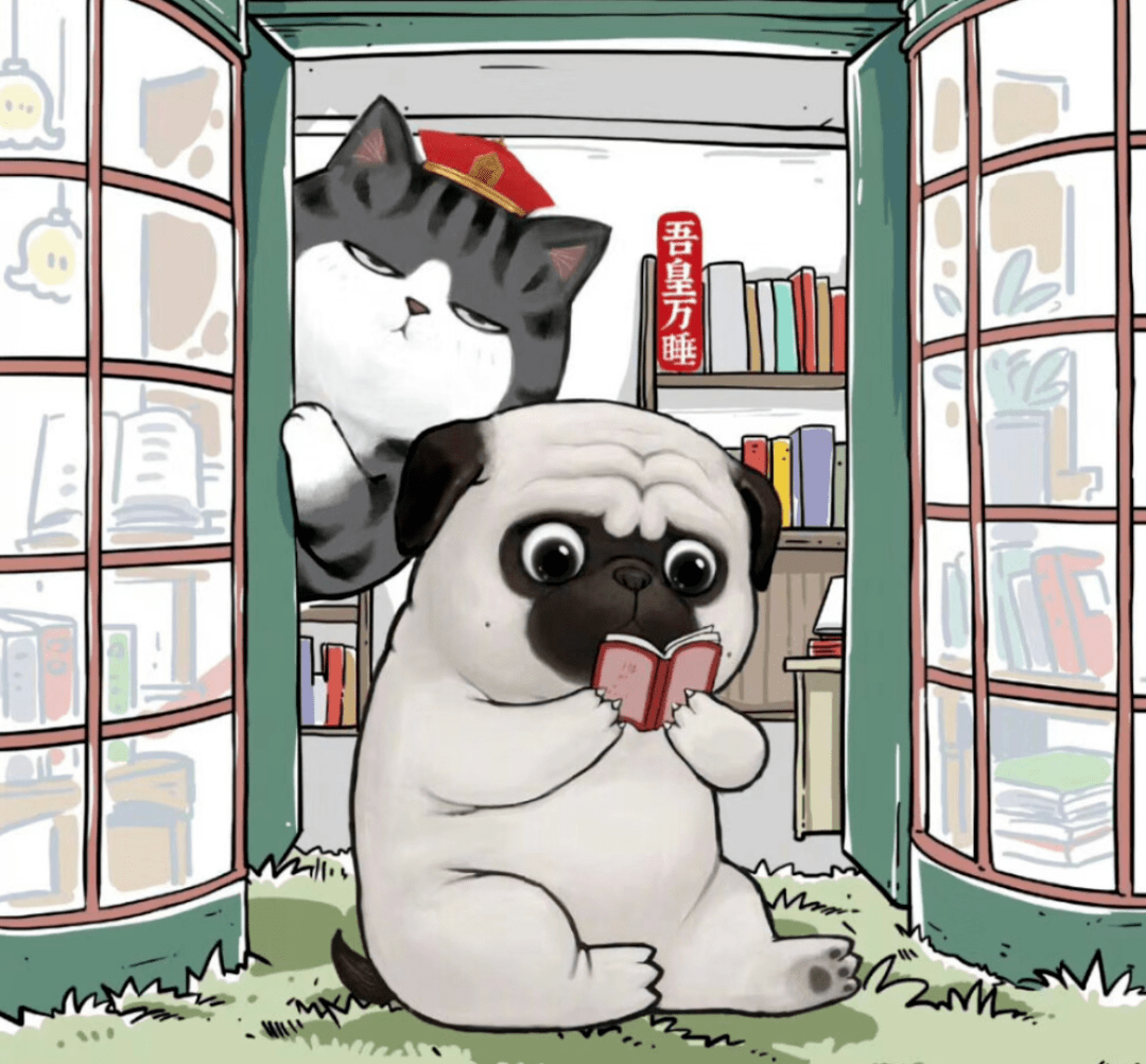 本书的主角是一只生性傲娇的猫——吾皇和一只长的蠢萌的狗——巴扎黑