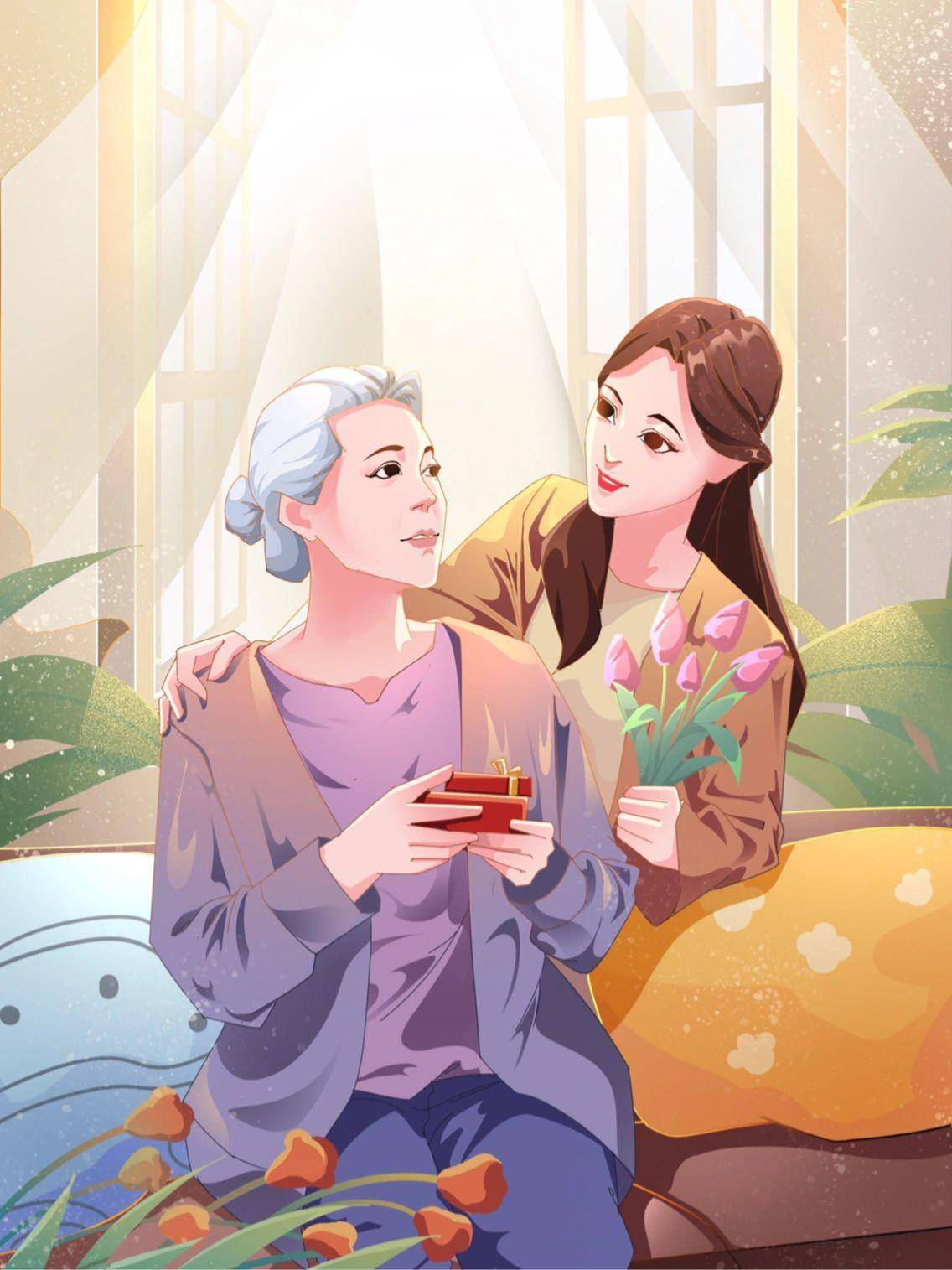 母亲节经典短句，唯美暖心，祝天下所有妈妈节日快乐