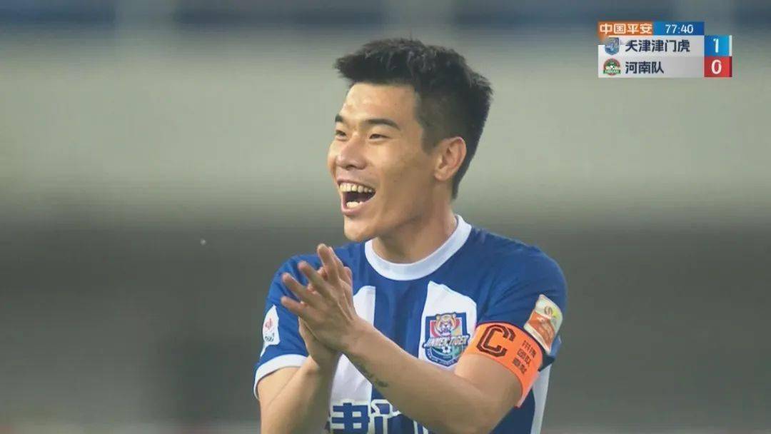 第 68 分钟,韩鹏飞送助攻,王秋明头球攻入个人赛季首球,天津津门虎 1