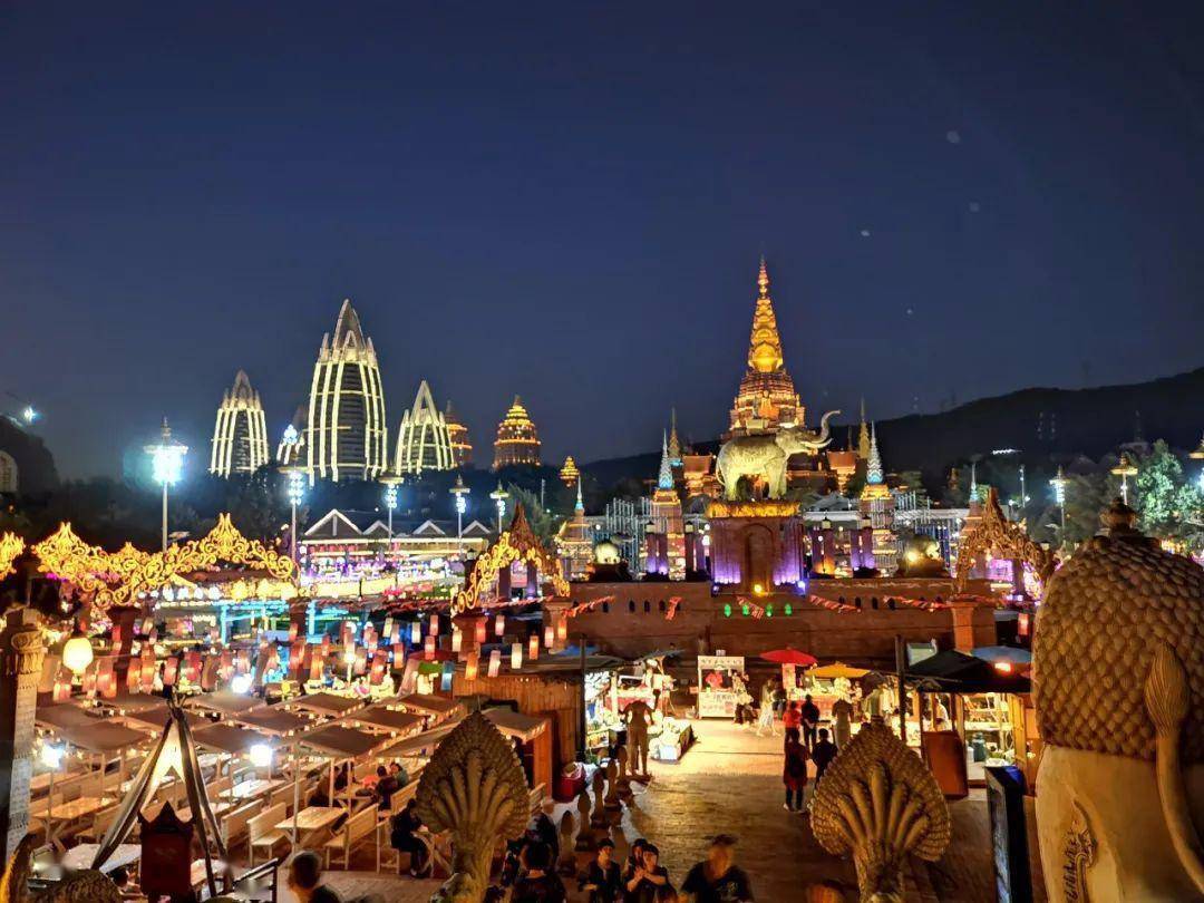 云南,到底哪里的夜市最值得逛?_灯光_彝人古镇_官渡