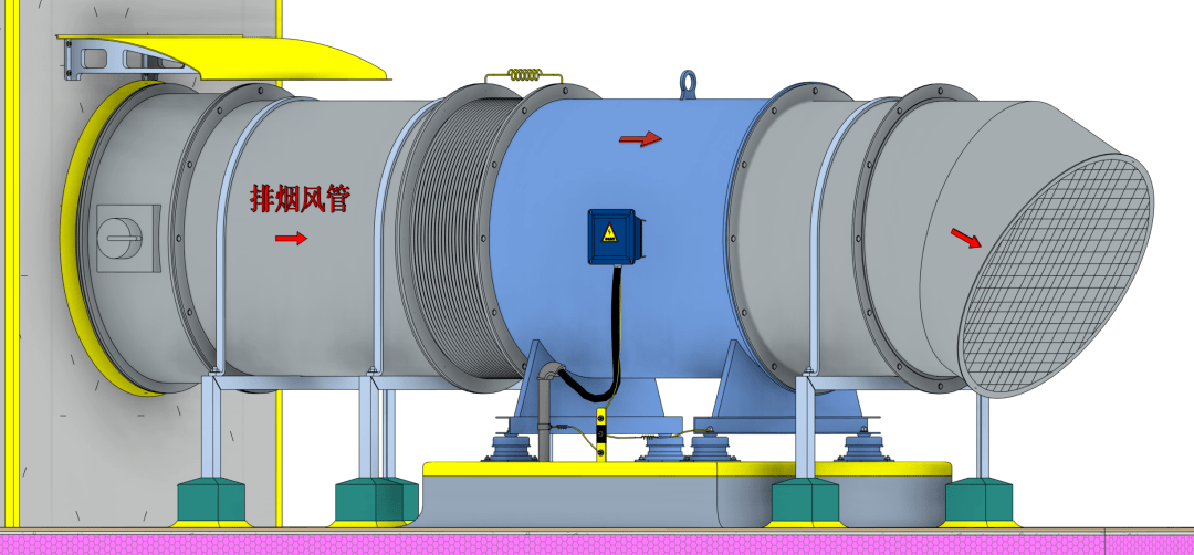 三维图简析屋面风机安装控制要点_设备_防水层_基础