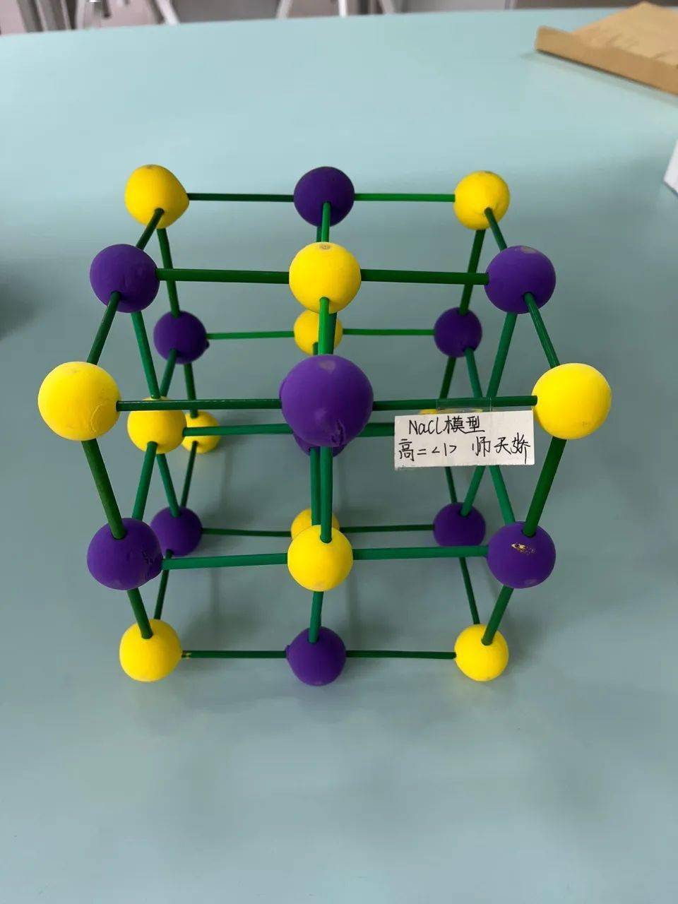 初三化学分子模型制作图片
