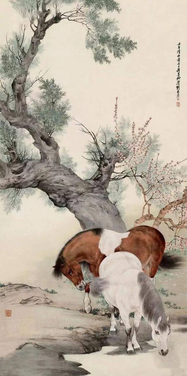 肉筆 水墨画 刘奎龄 刘奎龄工笔作品集锦（50张高清大图！）_中国_传统_艺术