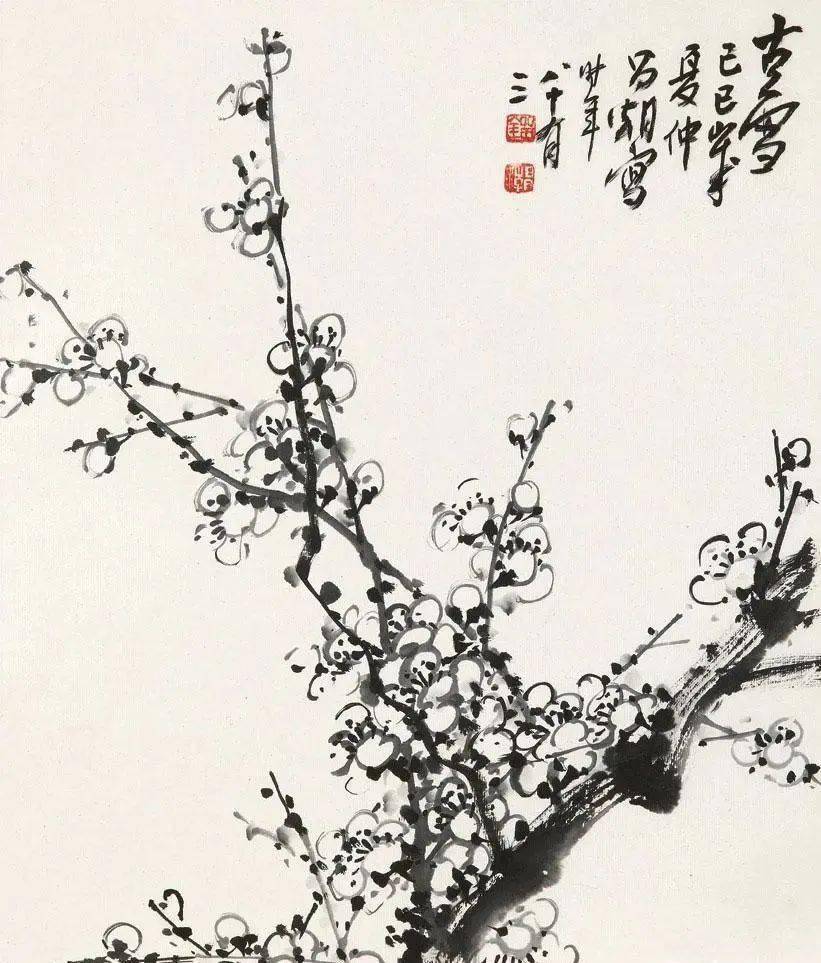 【艺术世界】刘昌潮花鸟作品欣赏_石田_潘天寿_石涛