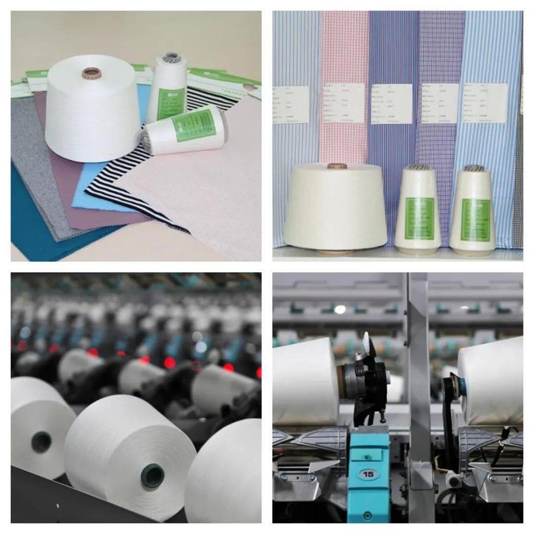 配备众多先讲纺纱设备,有德国特吕清梳联和并条机,紧密赛络纺,日本