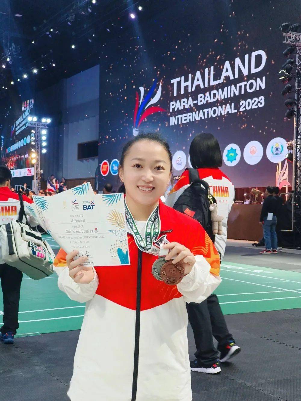 走进龙岩羽毛球女将李凤梅的励志故事._比赛_残疾人_锦标赛