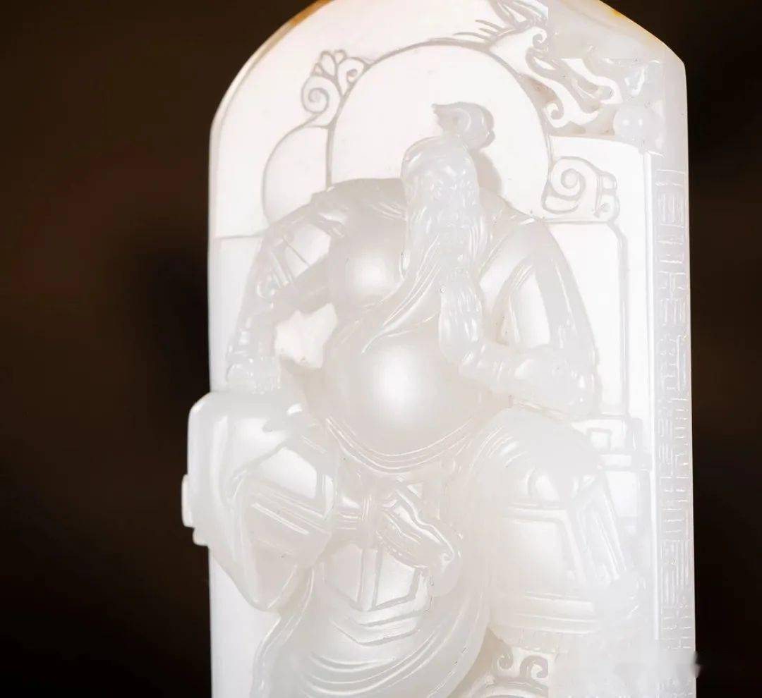 红皮籽料关公像挂件推荐 | 崔磊 · 中国工艺美术大师作品