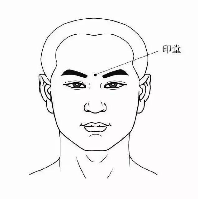 印堂_按摩_穴位