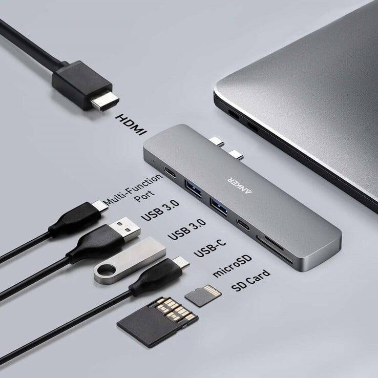 安克Anker 547 USB-C扩展坞（7-in-2）发布 可与最新苹果MacBook兼容
